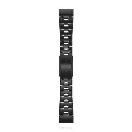 Pasek quickfit 26mm Tytanowa bransoleta z otworami i szarą powłoką węglową  [010-12864-09]