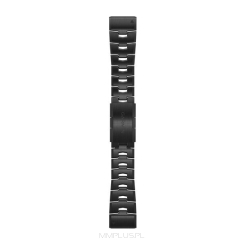 Pasek quickfit 26mm Tytanowa bransoleta z otworami i szarą powłoką węglową  [010-12864-09]