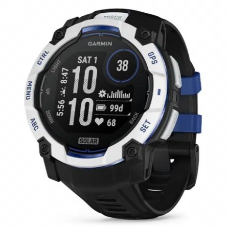 Instinct 3 50mm Solar Whitestone/Black [010-02935-03