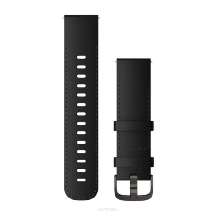 Garmin pasek QR 22mm skóra czarny [010-12932-63]