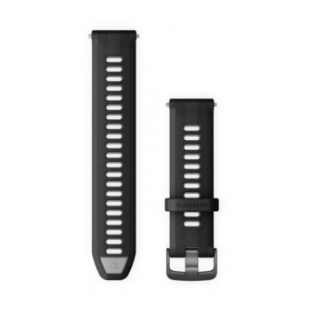 Garmin pasek 22mm czarny/jasnoszary [010-11251-9Y] 