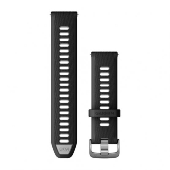 Garmin pasek QR 22mm czarny/jasnoszary [010-11251-A0]