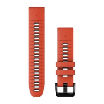 Garmin pasek QF 22mm czerwony/grafitowy  [010-13280-04]