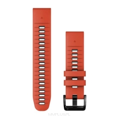Garmin pasek QF 22mm czerwony/grafitowy  [010-13280-04]