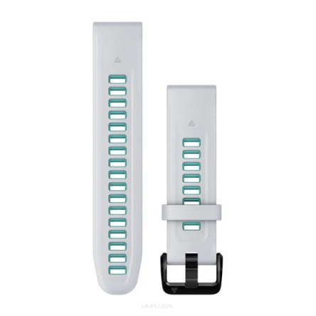 Garmin pasek QF 20mm Whitestone/Aqua  [010-13279-07]