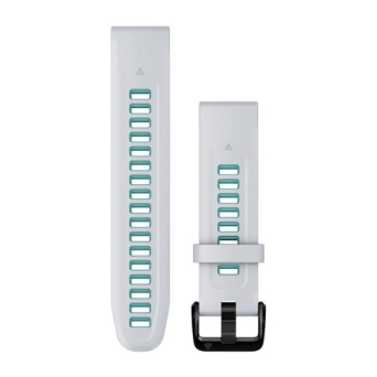 Garmin pasek QF 20mm Whitestone/Aqua  [010-13279-07]