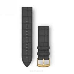 Garmin pasek QR 20mm skóra czarny [010-12691-0C]
