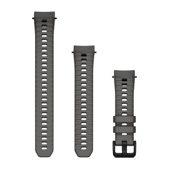 Pasek 20mm silikon charcoal [010-13397-00]