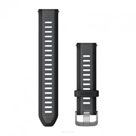 Garmin pasek QR 20mm czarny/szary [010-11251-AG]