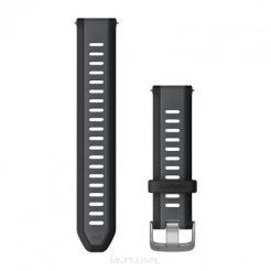 Garmin pasek QR 20mm czarny/szary [010-11251-AG]