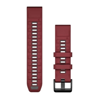 Garmin pasek QF 22mm marsalowo-grafitowy [010-13392-06]