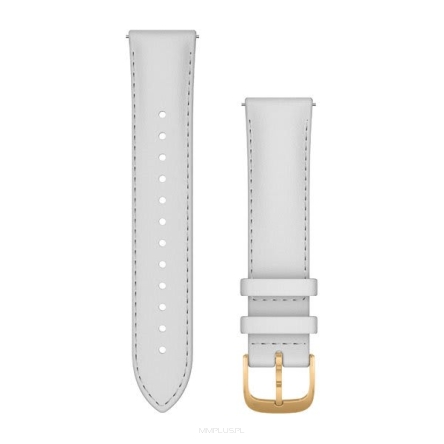 Garmin pasek QR 20mm skóra biały [010-12924-28]