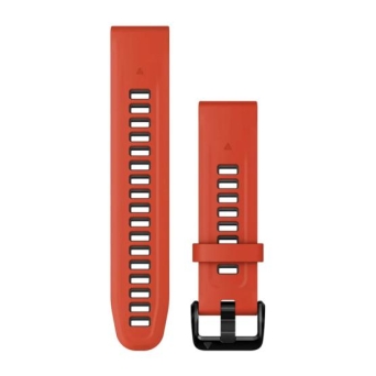 Garmin pasek QF 20mm czerwony/grafitowy  [010-13279-04]